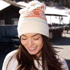APEROL Pom Beanie NWOT